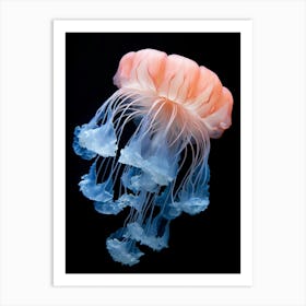 Lions Mane Jellyfish Realistic 7 Art Print