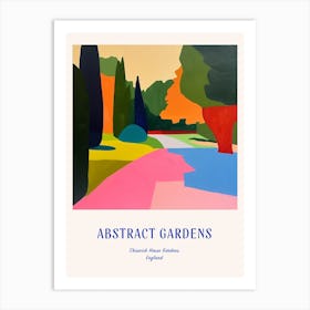 Colourful Gardens Chiswick House Gardens United Kingdom 2 Blue Poster Art Print