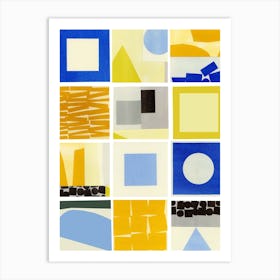 Abstract Squares Art Print