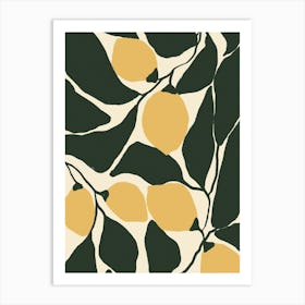 Lemons Art Print