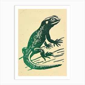 Agamas Tegus Uromastyx Bold Block 2 Art Print