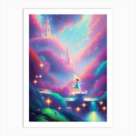 Fantasy Cinderella'S Castle Art Print