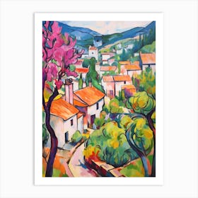 Cortona Italy 4 Fauvist Painting Art Print