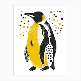 Yellow Emperor Penguin 4 Art Print