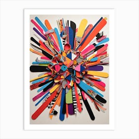 Paper Sculpture 3 Art Print