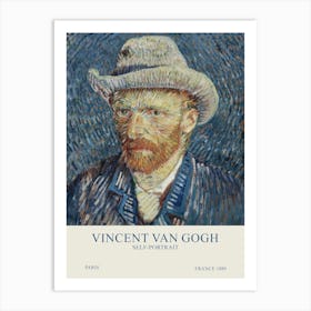 Vincent Van Gogh - Self Portrait 1 Art Print