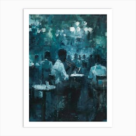 Jazz At The Bar 1 Art Print