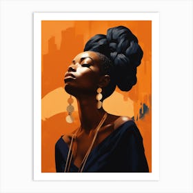 African Woman 28 Art Print