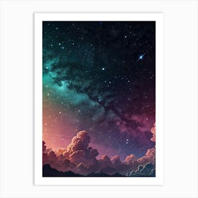 Sky And Clouds 2 Art Print