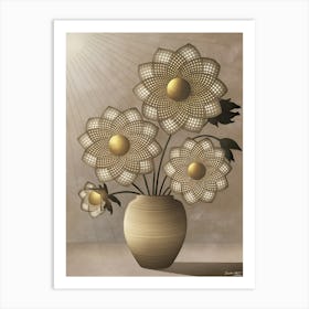 Flowers In A Vase 56 Art Print