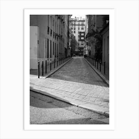 Streets of Paris, France | Black and White Photography Art Print