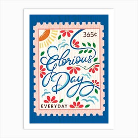 365 Days Collection - Glorious Day 1 Art Print