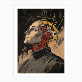 Head Of A Man 2 Art Print