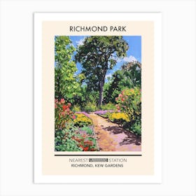 Richmond Park London Parks Garden 3 Art Print