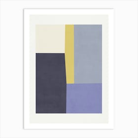 ABSTRACT MINIMALIST GEOMETRY - BY03 Art Print