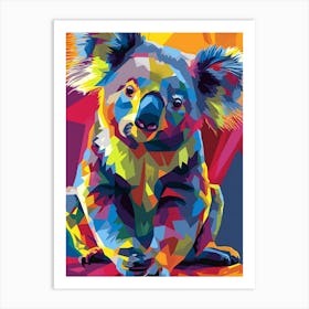 Koala WPAP Art Print