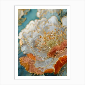 Japanese Embroidery Art Print