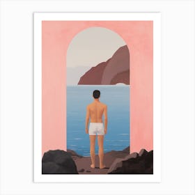 Doorway To The Sea Art Print