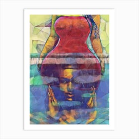 She Shape's Dreams Daddy but All He Sees is Poetry & Royaltyé Art Print