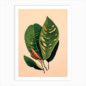 Tropical Leaves 2 Art Print