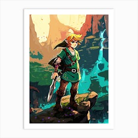 Link To Zelda Art Print