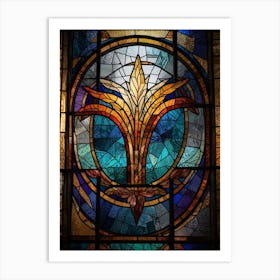 Stained Glass Window 1 Art Print