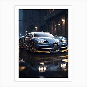 Bugatti Chiron Art Print