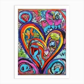 Heart Of Love 6 Art Print