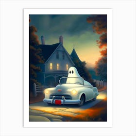 Ghost Car 4 Art Print