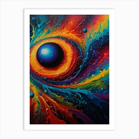 Eye Of The Rainbow Art Print