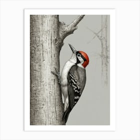 Woodpecker 1 Art Print