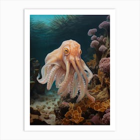 Dumbo Octopus Illustration 14 Art Print