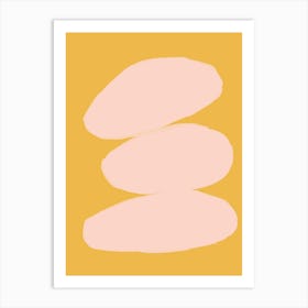 Stack Of Pebbles Art Print