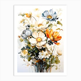 Untamed Grace Wildflower Beauty Art Print