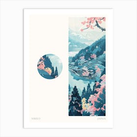 Nikko Japan 1 Cut Out Travel Poster Art Print