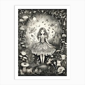 Alice In Wonderland 3 Art Print