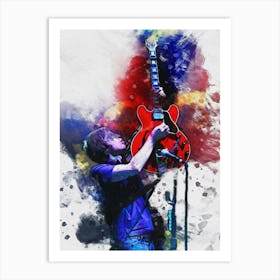 Smudge Noel Gallagher Live Concert Art Print