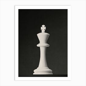 CHESS - The White King II Art Print