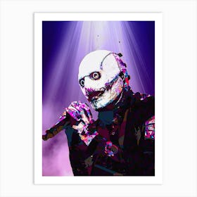 Corey Taylor Mask Perform Art Print