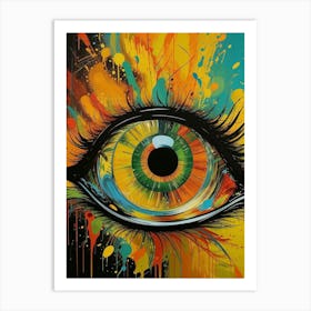 Eye Of The Tiger Art Print