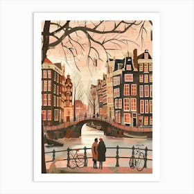 Autumn in Amsterdam Art Print