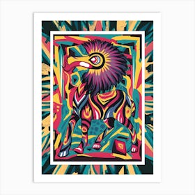 Psychedelic Horse Art Print