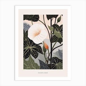 Flower Illustration Moonflower 3 Poster Art Print