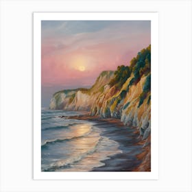 Sunset On The Cliffs Art Print