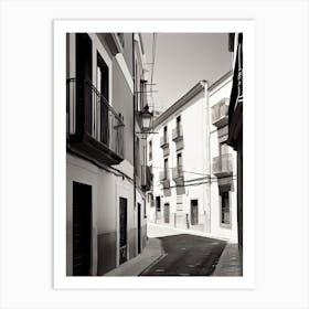 Granada, Spain, Photography In Black And White 3 Art Print