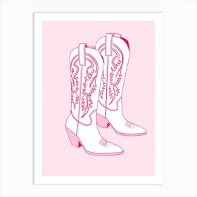 Cowboy Boots 6 Art Print