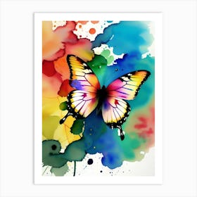 Colorful Butterfly 126 Art Print