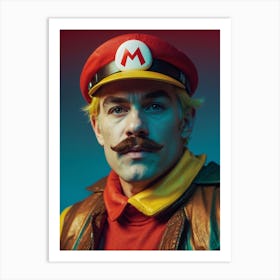 Mario Bros 4 Art Print