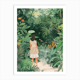 In The Garden Kew Gardens England 1 Art Print