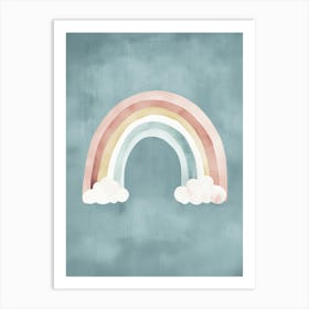 Watercolor Rainbow Art Print